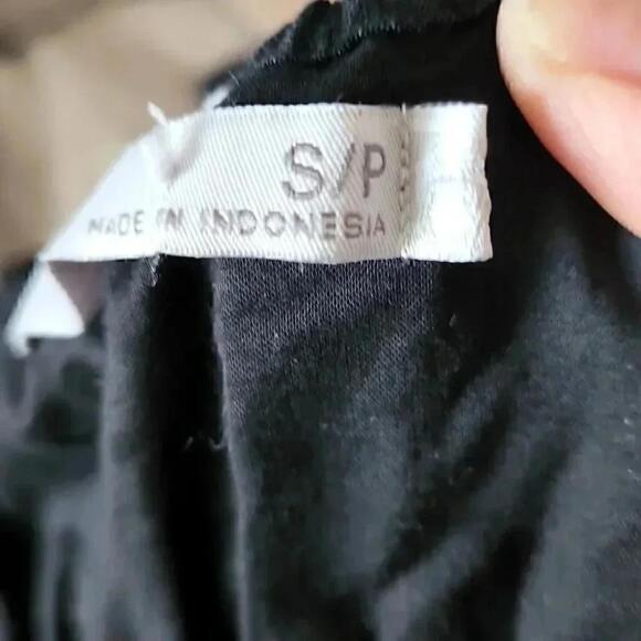 Old Navy Black And White Flower Pattern Speghatti Strap Dress Us S - Picture 10 of 11